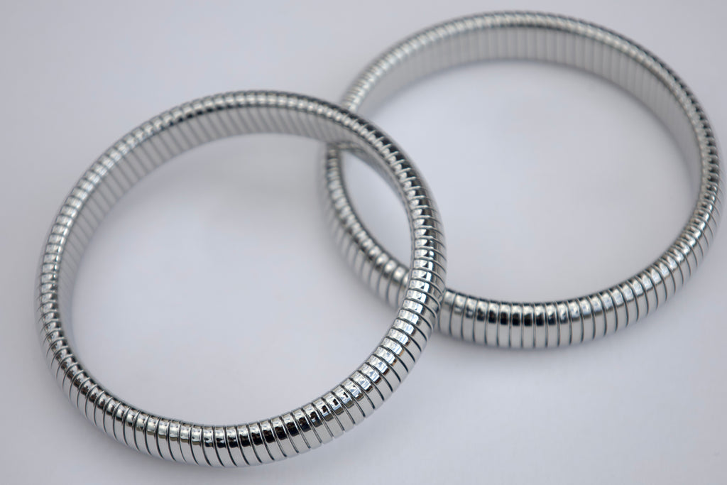 Pulsera Snake plateada