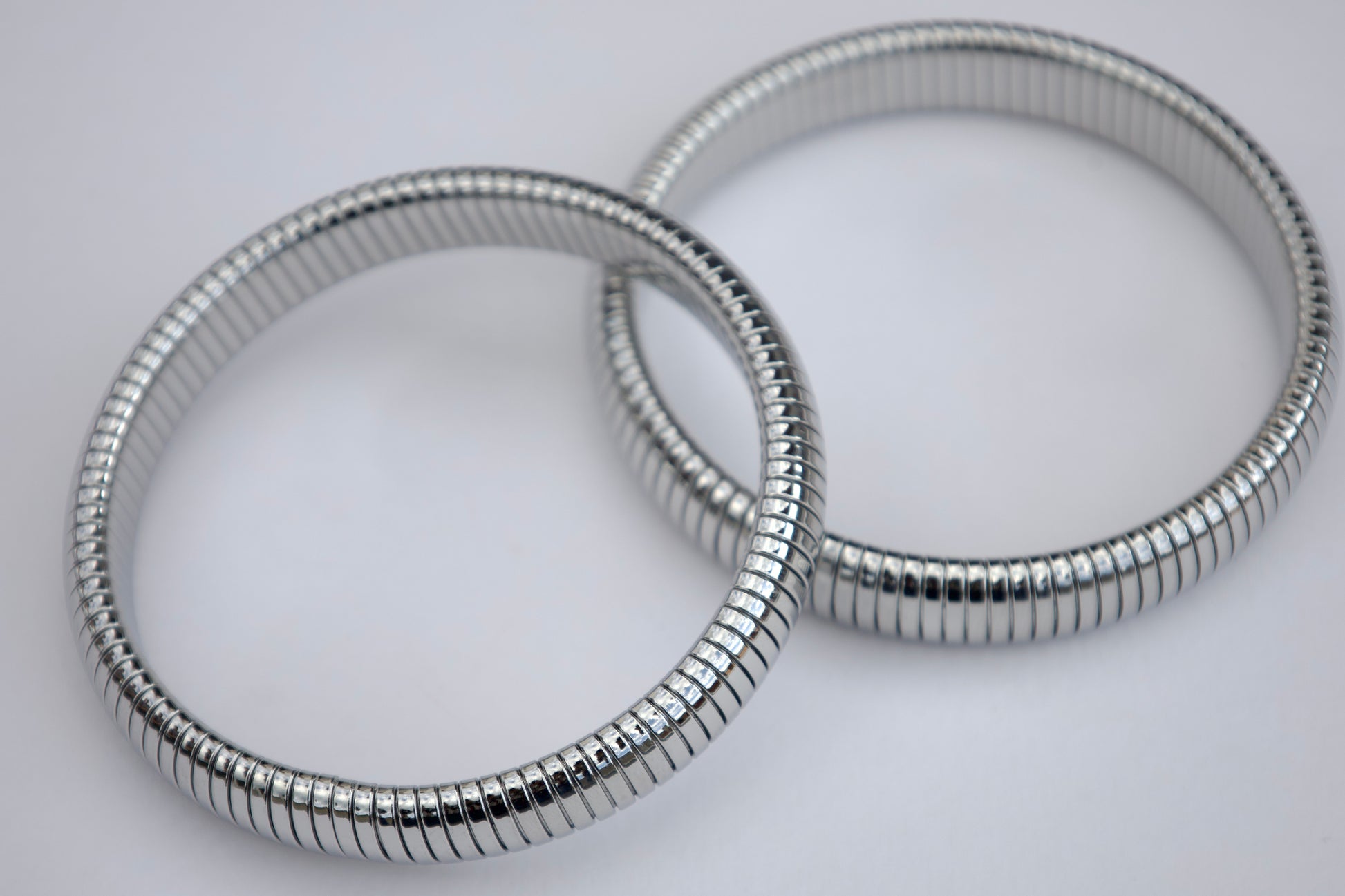 Pulsera Snake plateada