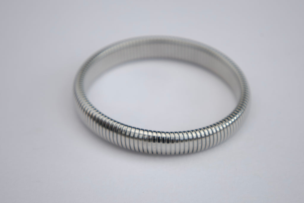 Pulsera Snake plateada