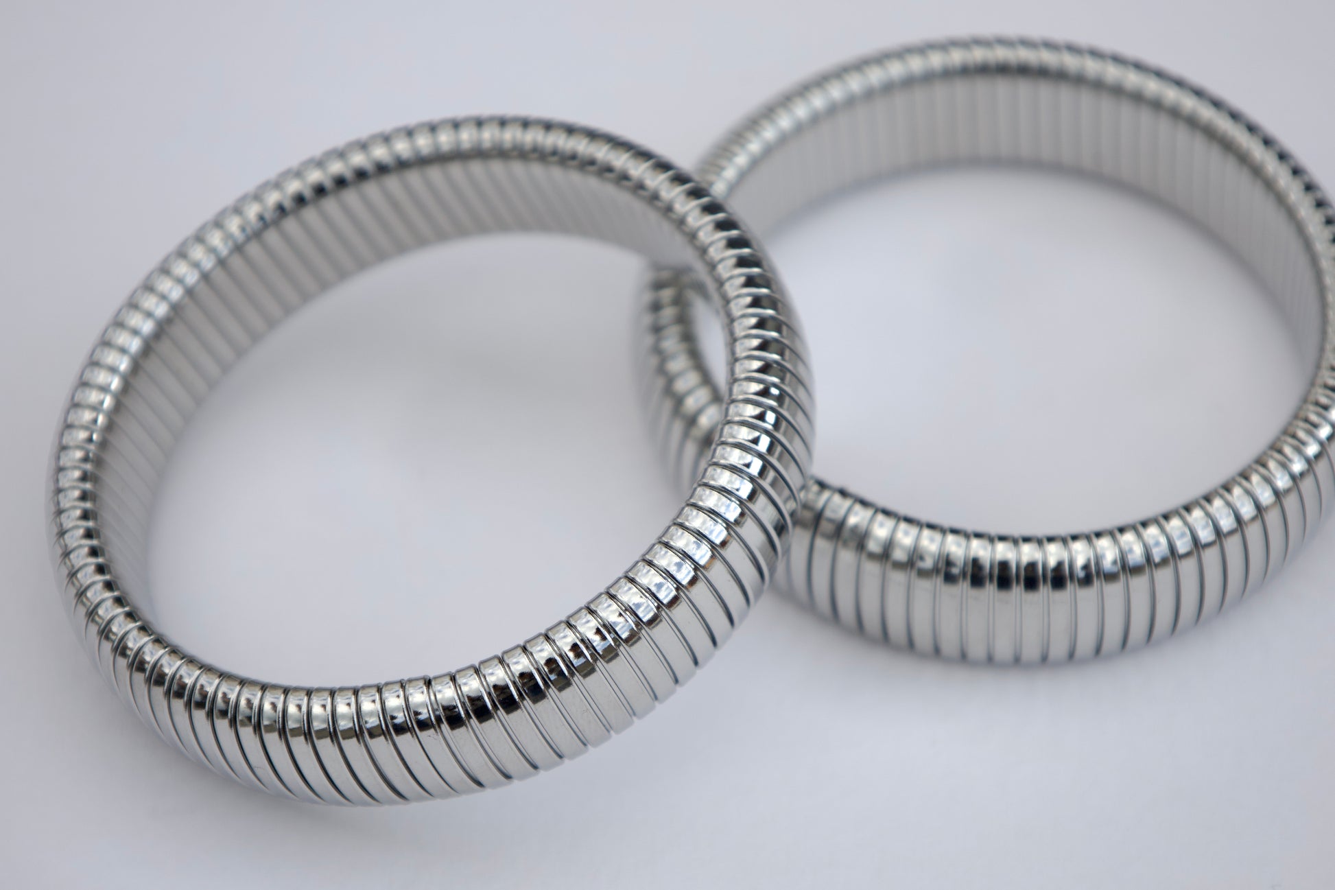 Pulsera Snake plateada